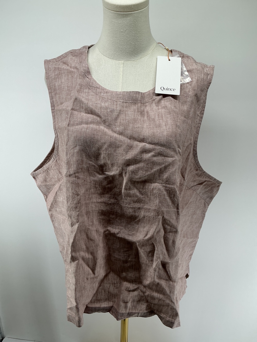 100% European Linen Tank